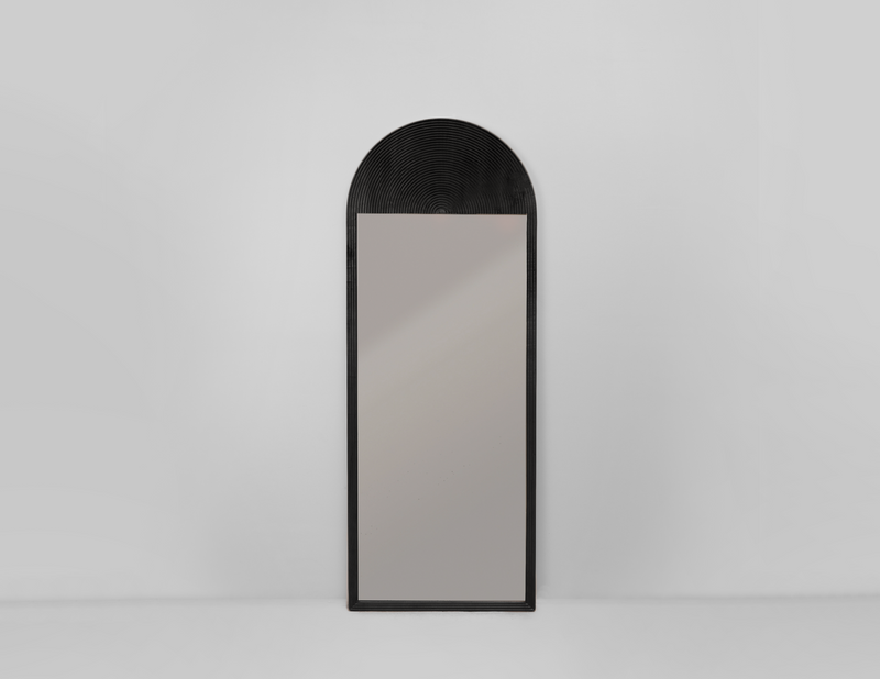 Ebony Stained Ash / Clear Mirror