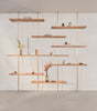 Brushed Brass / White Oak